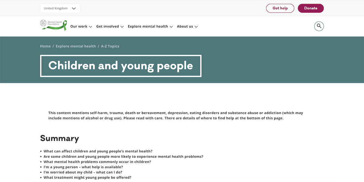 Mental Health Foundation