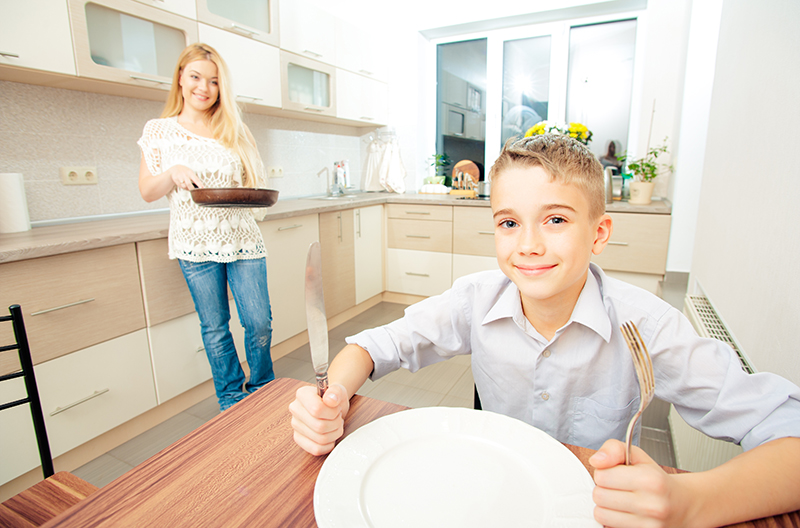 Feeding hungry teenagers