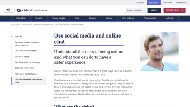 eSafety - Social Media